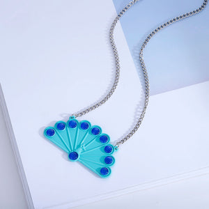 Miracle Peacock Kwami of Emotion Duuso Necklace Pendant