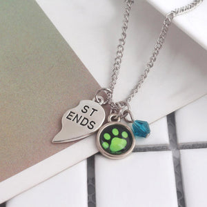 Miracle Lady Bug Tikki - Cat Plagg Superhero Best Friends Necklace Set
